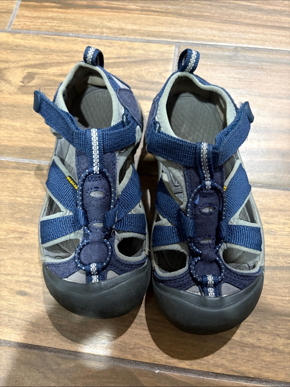 Keen Kids Navy and Gray Closed-Toe Outdoor Sandals
